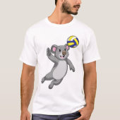 Koala als volleybalspeler met volleybal t-shirt (Voorkant)