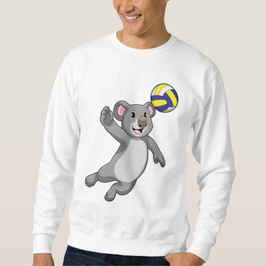 Koala als volleybalspeler met volleybal trui (Voorkant)