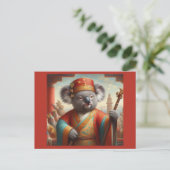 Koala Ancient China Briefkaart (Staand voorkant)