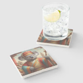 Koala Ancient China Stenen Onderzetter (Zijkant)