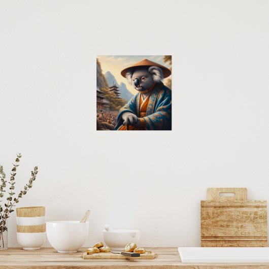 Koala Ancient Japan Poster (Keuken)