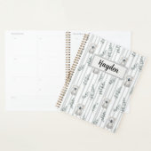 Koala and Gray Stripes Planner (Display)