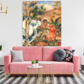 Koala and Renoir's Farmhouse Canvas Afdruk (Insitu (Woonkamer))