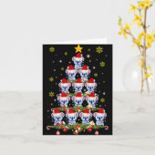 Koala Animal Xmas Koala Christmas Tree T Shirt  Kaart (Gele Bloem)