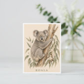 Koala-ansichtkaart | Bush-editie Briefkaart (Staand voorkant)