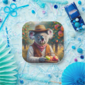 Koala appelboomgaard papieren bordje (Feest)