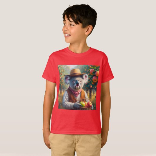 Koala appelboomgaard t-shirt (Voorkant volledig)
