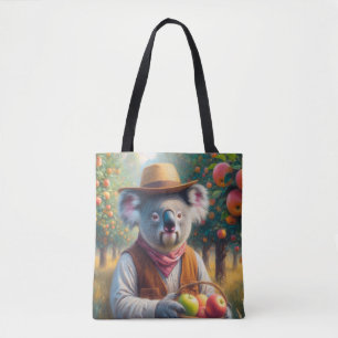 Koala appelboomgaard tote bag
