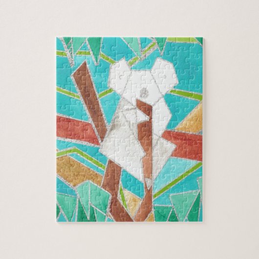 Koala-aquarel kunst legpuzzel (Verticaal)