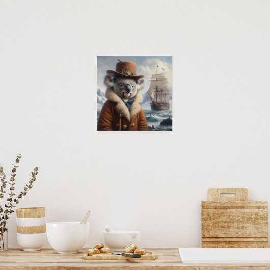 Koala Arctic Explorer Poster (Keuken)