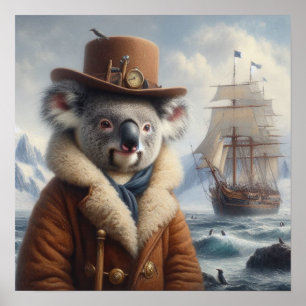 Koala Arctic Explorer Poster