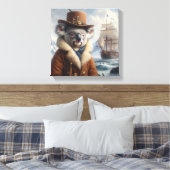 Koala Arctische Ontdekkingsreiziger Canvas Afdruk (Insitu (Slaapkamer))