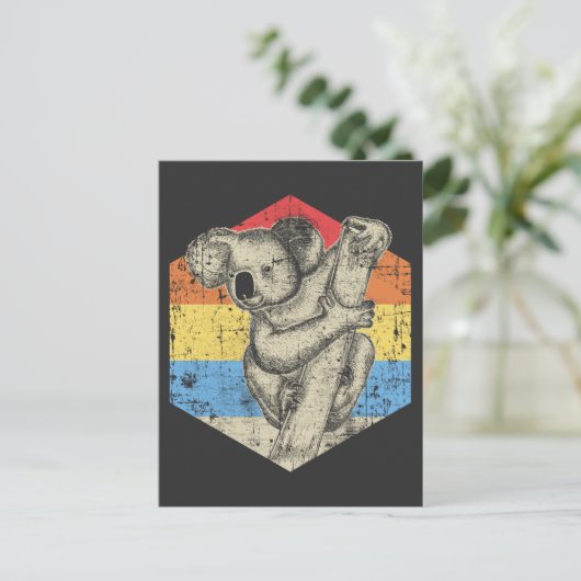 Koala Art Australian Dierenvriend Briefkaart (Staand voorkant)