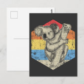 Koala Art Australian Dierenvriend Briefkaart (Voorkant / Achterkant)