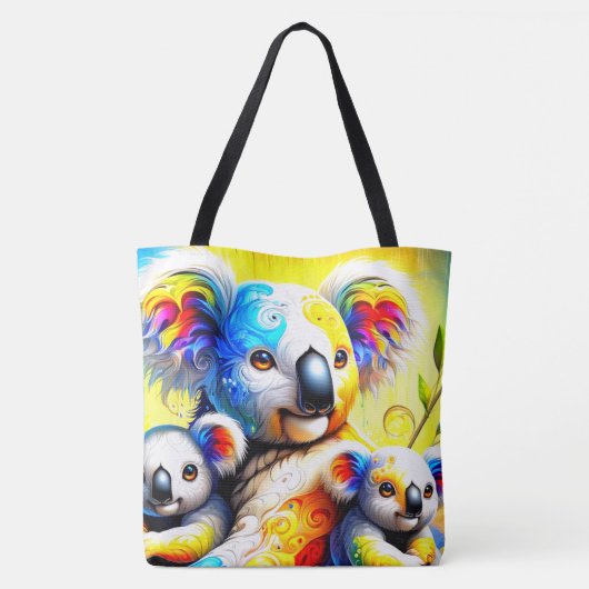 Koala Art Tote Bag (Achterkant)
