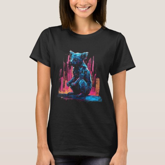 Koala Artwork - Architecture Animal Motif Art Anim T-shirt (Voorkant)