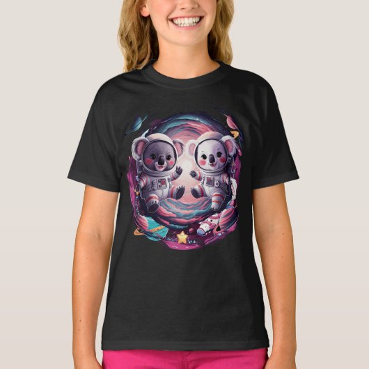 Koala-astronauten T-shirt (Voorkant)