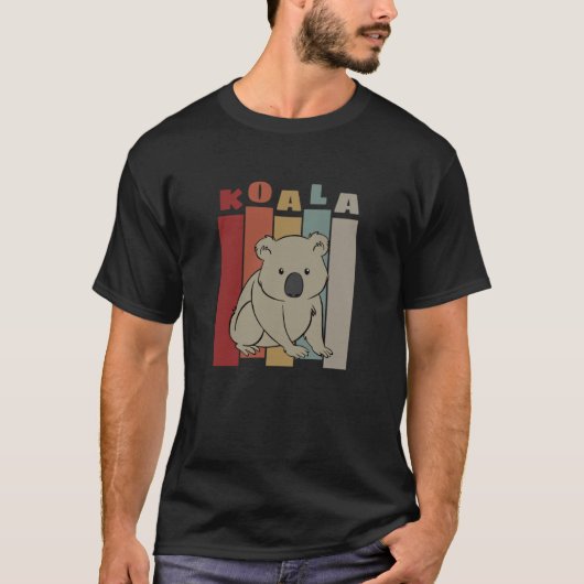 Koala Australia Day Cute Retro Koalabear T-shirt (Voorkant)