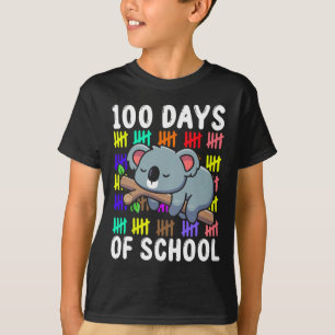 Koala Australië Animal Student Gift 100 dagen van  T-shirt
