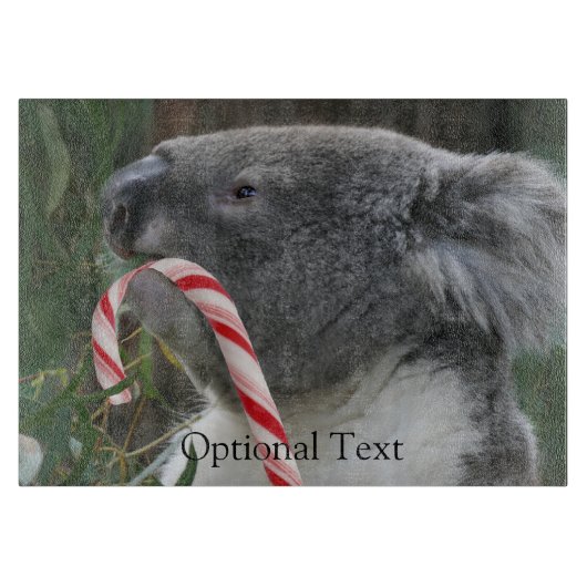 Koala Australisch kerstsnoepkanaal Snijplank (Voorkant)