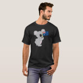 Koala Australische vlag T-shirt (Voorkant volledig)
