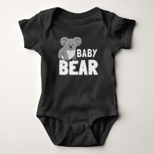 Koala Baby Beer Overeenkomende gezinshereniging Romper