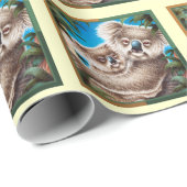 Koala & Baby Cadeaupapier (Rol Hoek)