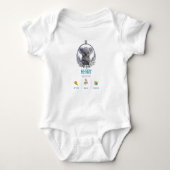 Koala Baby Onesie – Personalized Birth Stats Romper (Voorkant)