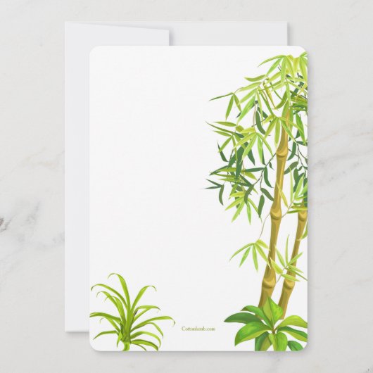 Koala Baby shower Kaart (Achterkant)