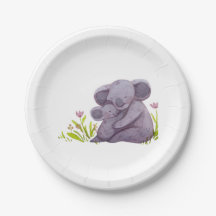 Koala babydouchepapier borden