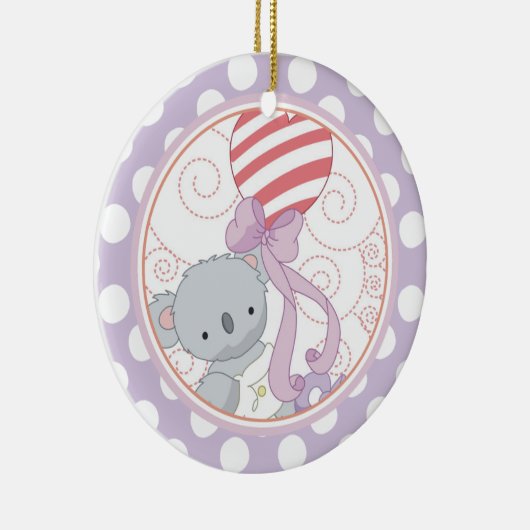 Koala Baby's eerste kerst Ornament (Rechts)