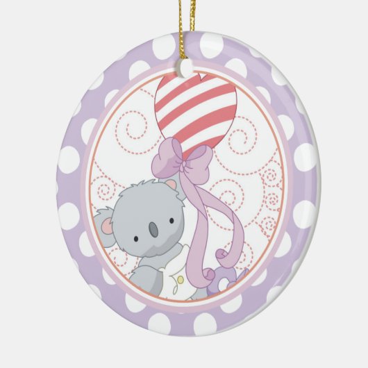 Koala Baby's eerste kerst Ornament (Links)