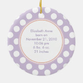 Koala Baby's eerste kerst Ornament (Achterkant)