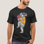 Koala Baseball handschoen T-shirt (Voorkant)