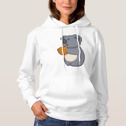 Koala Basketball-speler Basketball Hoodie (Voorkant)