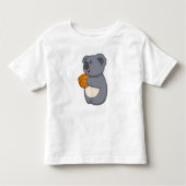 Koala Basketball-speler Basketball Kinder Shirts (Voorkant)