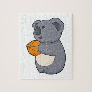 Koala Basketball-speler Basketball Legpuzzel