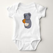 Koala Basketball-speler Basketball Romper (Voorkant)