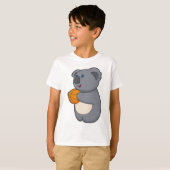Koala Basketball-speler Basketball T-shirt (Voorkant volledig)