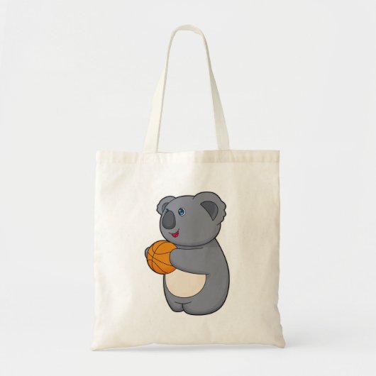 Koala Basketball-speler Basketball Tote Bag (Voorkant)
