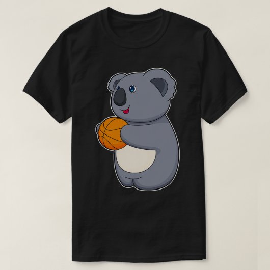 Koala Basketballer Basketbal 1 T-shirt (Design voorkant)