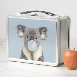 Koala Bblaast een blauw bubelgom