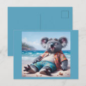 Koala Beach Briefkaart (Voorkant / Achterkant)