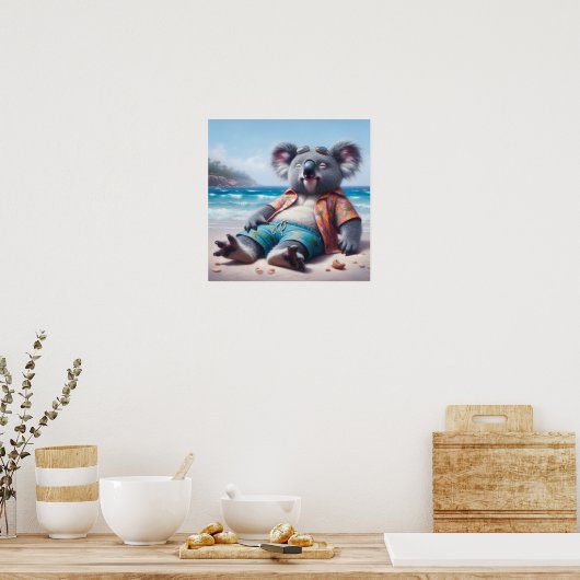 Koala Beach Poster (Keuken)