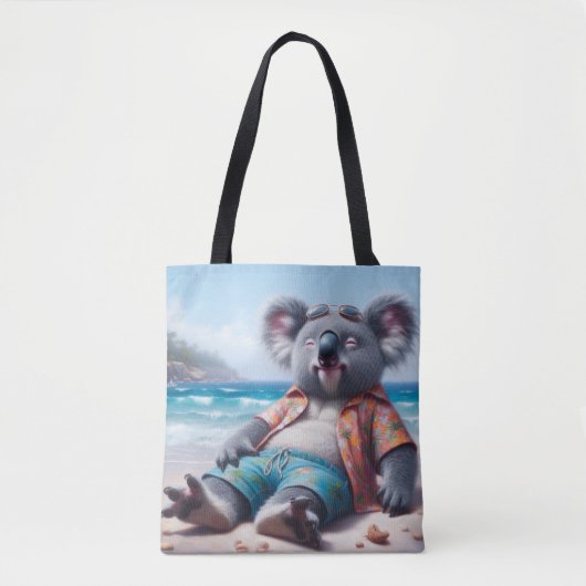 Koala Beach Tote Bag (Voorkant)