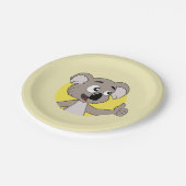 Koala bear cartoon paper plates papieren bordje (Gekanteld)