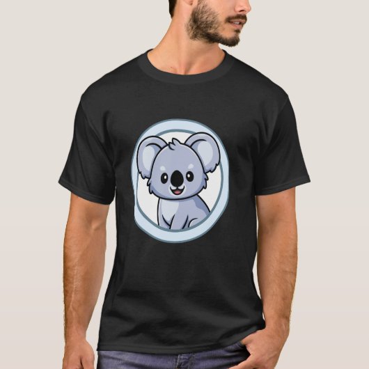 Koala Bear Cute Adorable Kawaii Bears Animals T-shirt (Voorkant)
