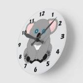 Koala Bear Design Ronde Klok (Hoek)
