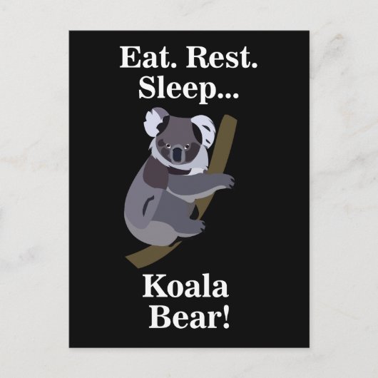 Koala Bear Funny Briefkaart (Voorkant)
