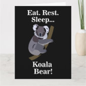 Koala Bear Funny Kaart (Voorkant)